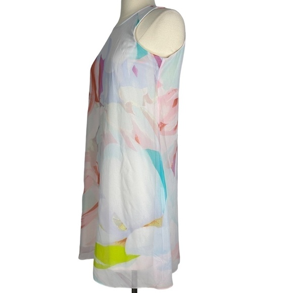 CALVIN KLEIN Watercolor Floral Shift Dress 6P - Picture 2 of 5